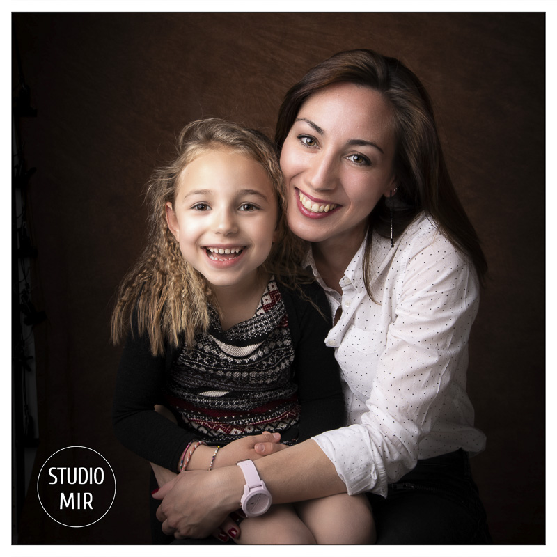 Shooting photos en studio en famille