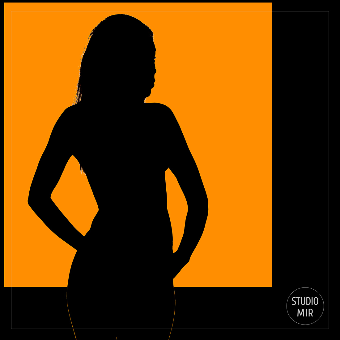 Studio Photo : Photographe Boudoir style ombres chinoises dans le Val de Marne.