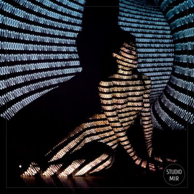 Photographe Boudoir : Projection de motifs sur le corps près de Paris