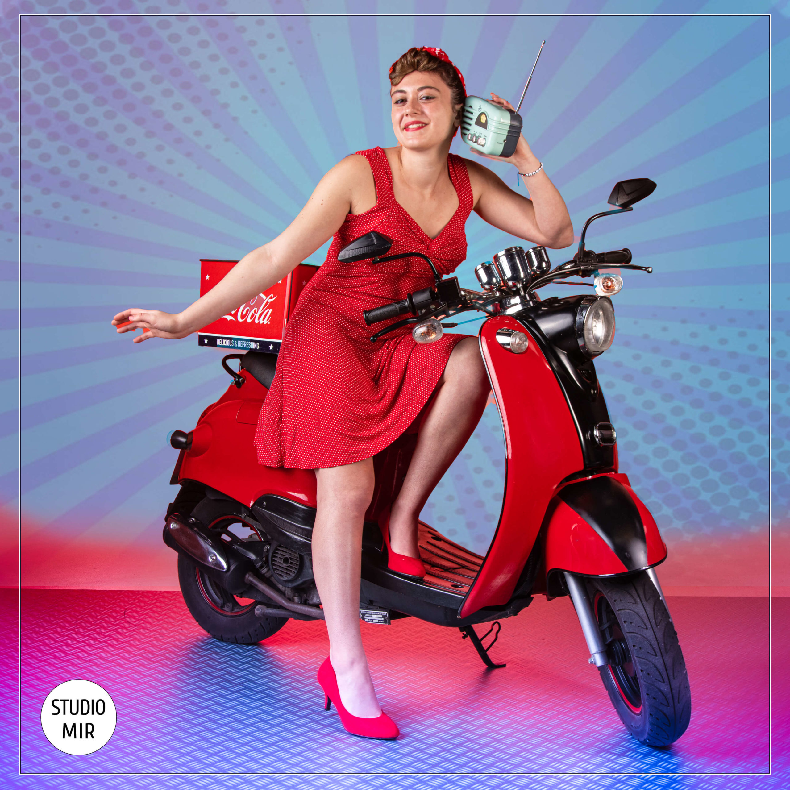 Shooting photo Pin up en studio dans le Val de Marne