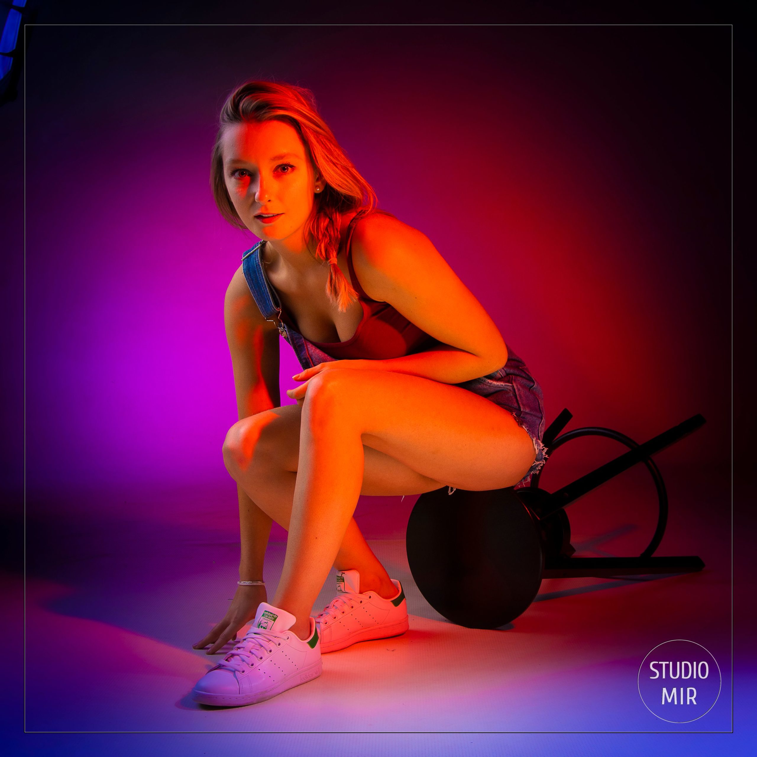 Shooting photo avec néons près de Paris