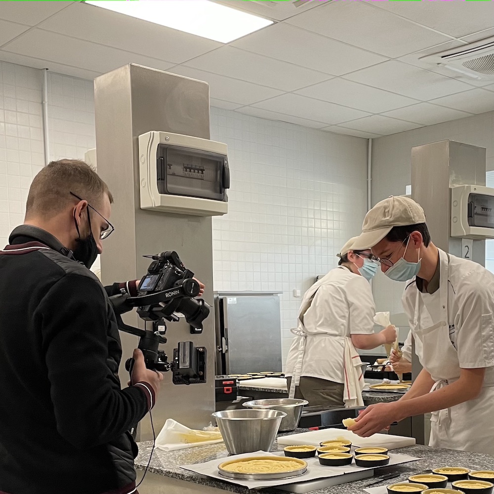 Vidéaste professionnel : Tournage vidéo au lycée hôtelier de Lille